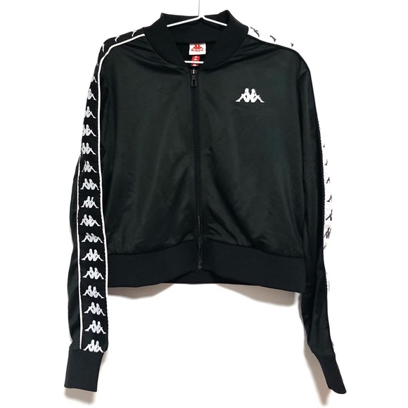 BNWOT KAPPA BANDA ASPER CROPPED FULL ZIP JACKET - Picture 1 of 5
